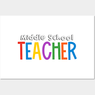 Rainbow Middle School Teacher Posters and Art